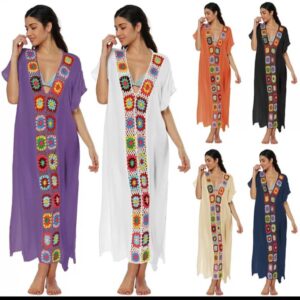 Viscose Beachwear In Crochet