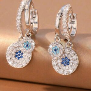 Evil Eye Stainless Steel Earrings